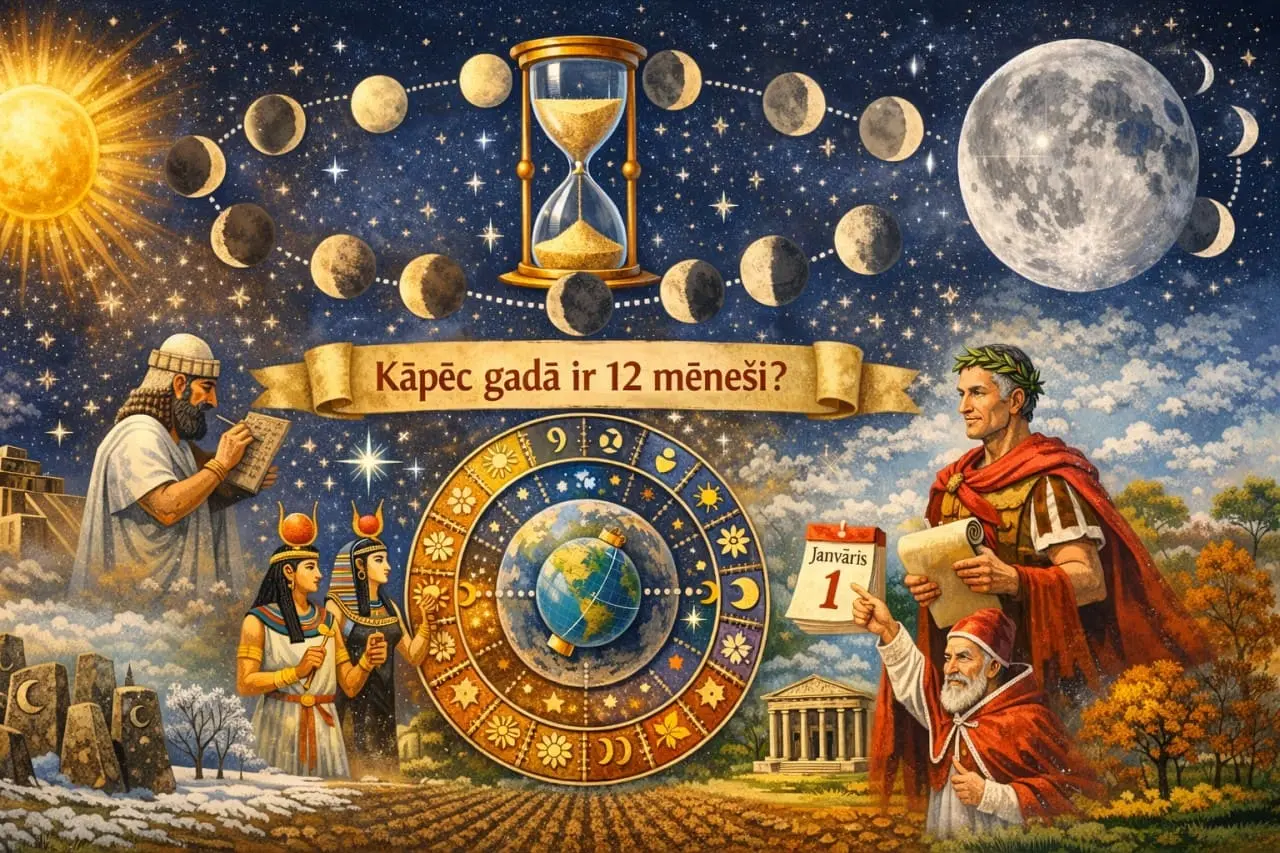 Kāpēc gadā ir 12 mēneši - Hitnet.lv